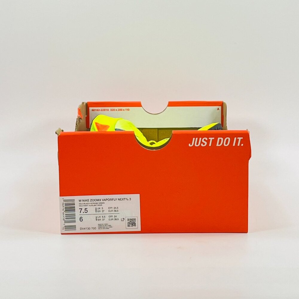 Nike Women's ZoomX Vaporfly Next% 3 'Volt' DV4130-700 Multi Size - Picture 12 of 12
